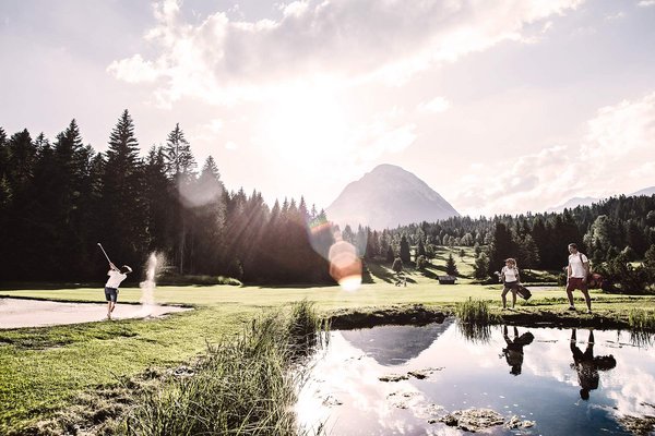 Golf course in the Seefeld region Leutasch